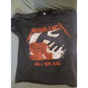 Vintage 2006 Reproduction Metallica Kill Em All Large TShirt  Tour 1983-84